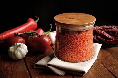 جای قند و شکر 1 لیتری بامبوم مدل اوولا کد B2280